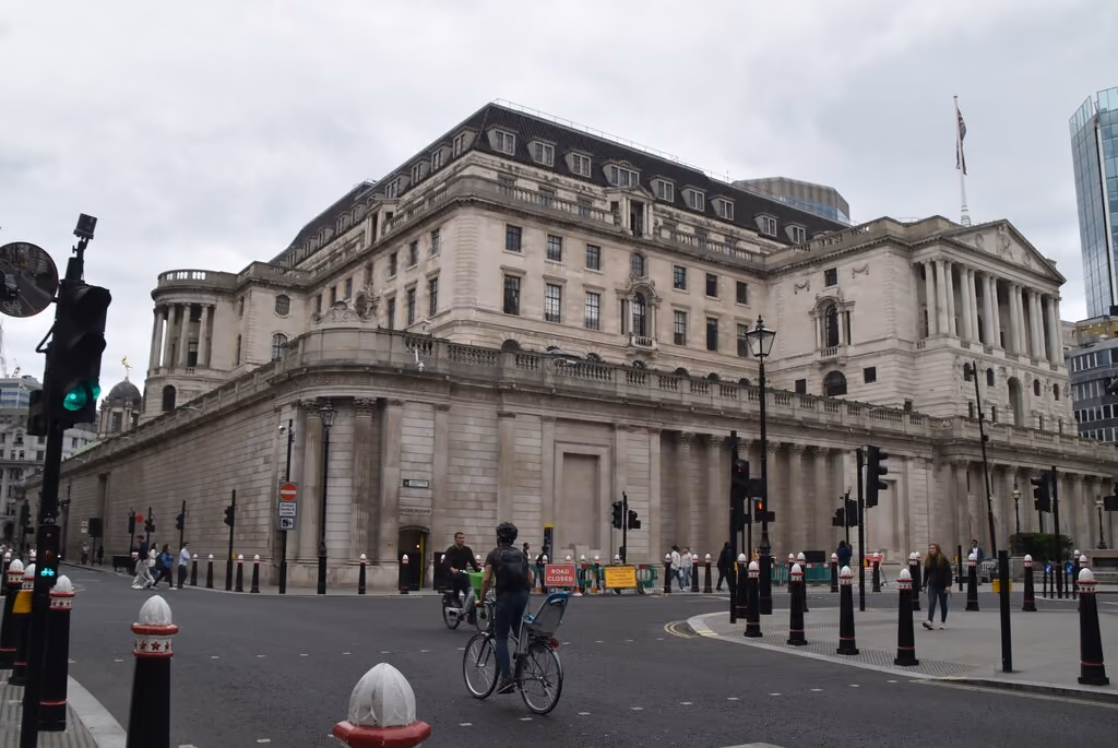 ロンドンにあるイングランド銀行の建物